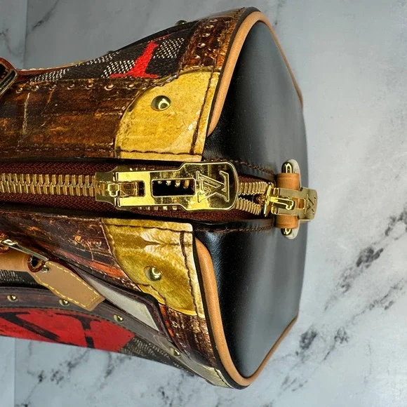 Louis Vuitton Transformed Speedy Bag Damier Ebene Time Trunk V Bandouliere 25 LV - Picture 10 of 15